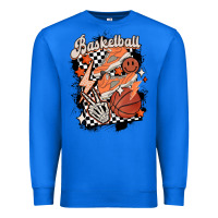 True Royal checkered retro basketball Premium Sweatshirt - MaliasSmallBusiness