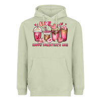 Matcha happy valentine's day coffee cups Heavyweight Hoodie - MaliasSmallBusiness