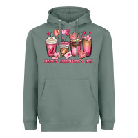Sage happy valentine's day coffee cups Heavyweight Hoodie - MaliasSmallBusiness