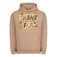 Pigment Burro Thankful with Plate Urban Hoodie - texasbilliewilder