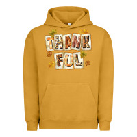 Pigment Peanut Butter Thankful with Plate Urban Hoodie - texasbilliewilder