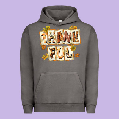 Thankful With Plate Urban Hoodie Designed By Texasbilliewilder
