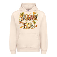 Sandshell Thankful with Plate Urban Hoodie - texasbilliewilder