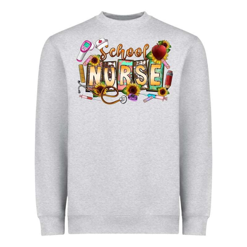 School Nurse Heavyweight Sweatshirt by CowhideDigitalArt | Teevron