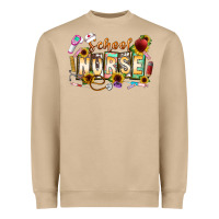 Mushroom school nurse Heavyweight Sweatshirt - CowhideDigitalArt