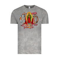 Cloud Rock With God All Things Are Possible Vintage Tee - RacoonDesign