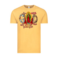 Vintage Mustard With God All Things Are Possible Vintage Tee - RacoonDesign