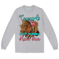 Moon Dust cowgirls just wanna have fun Long Sleeve Tee - Artiststas
