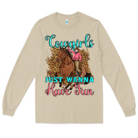 Mushroom cowgirls just wanna have fun Long Sleeve Tee - Artiststas