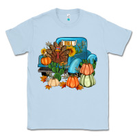 Dusty Blue Thanksgiving turkey truck Classic Tee - Artiststas