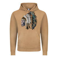 Vintage Camel skull with indian headdress Vintage Hoodie - RanaPortraitStore