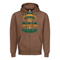 Chestnut i'm not retired i'm a professional papaw Zipper Hoodie - Jasminsmagicworld