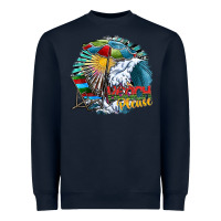 Navy beach please Heavyweight Sweatshirt - SublimationCraftShop