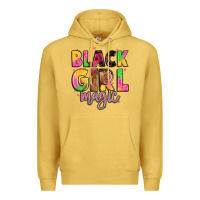 Antique Gold black girl magic Premium Hoodie - Artiststas
