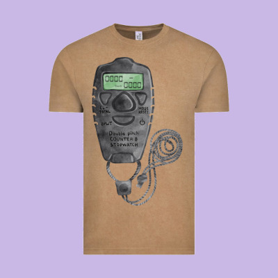 Baseball Counter And Stopwatch Fa Element Vintage Tee Designed By Fadigitalartstudio