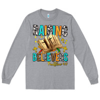 Heather Grey Raising believers matthew 4 17 Long Sleeve Tee - AdoDesignShop