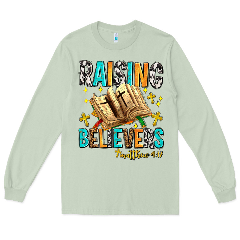 Raising Believers Matthew 4 17 Long Sleeve Tee by AdoDesignShop | Teevron