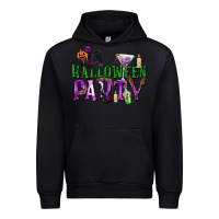 Black Halloween Party Urban Hoodie - texasbilliewilder