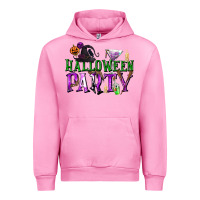 Fuchsia Pink Halloween Party Urban Hoodie - texasbilliewilder