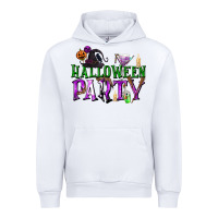 White Halloween Party Urban Hoodie - texasbilliewilder