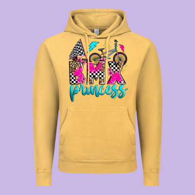 Bmx Princess Vintage Hoodie Designed By Zillion Design Studio