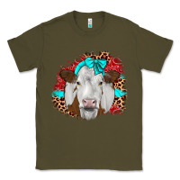 Army Green ribbon simmental leopard Classic Tee - JahusDesignShop