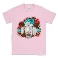 Bubblegum Pink ribbon simmental leopard Classic Tee - JahusDesignShop