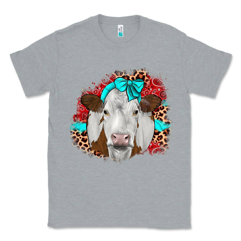Ribbon Simmental Leopard Classic Tee by JahusDesignShop | Teevron