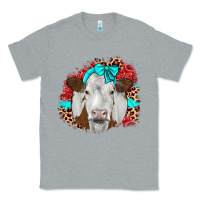 Heather Grey ribbon simmental leopard Classic Tee - JahusDesignShop