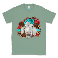 Sage ribbon simmental leopard Classic Tee - JahusDesignShop