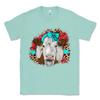 Seafoam ribbon simmental leopard Classic Tee - JahusDesignShop