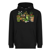 Black plant lover coffee cups Heavyweight Hoodie - NancyCooperArtShop