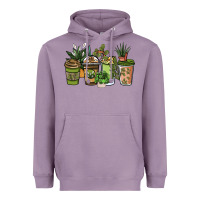 Lavender plant lover coffee cups Heavyweight Hoodie - NancyCooperArtShop