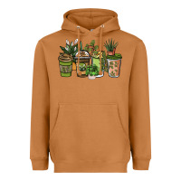 Meerkat plant lover coffee cups Heavyweight Hoodie - NancyCooperArtShop