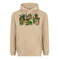Mushroom plant lover coffee cups Heavyweight Hoodie - NancyCooperArtShop