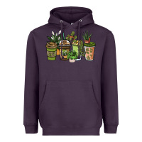 Plum plant lover coffee cups Heavyweight Hoodie - NancyCooperArtShop