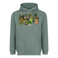 Sage plant lover coffee cups Heavyweight Hoodie - NancyCooperArtShop