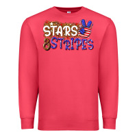 Cardinal stars and stripes Premium Sweatshirt - NancyCooperArtShop