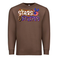 Chestnut stars and stripes Premium Sweatshirt - NancyCooperArtShop