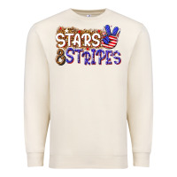 Sandshell stars and stripes Premium Sweatshirt - NancyCooperArtShop