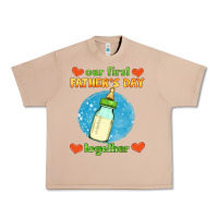 Burro our first father's day together and baby bottle Urban Heavy Tee - HRA Design Shop