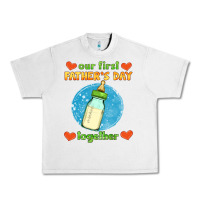 Lunar Rock our first father's day together and baby bottle Urban Heavy Tee - HRA Design Shop