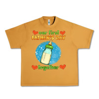 Peanut Butter our first father's day together and baby bottle Urban Heavy Tee - HRA Design Shop