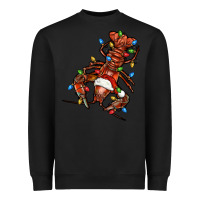 Black Christmas crawfish Heavyweight Sweatshirt - FaDigitalArtStudio