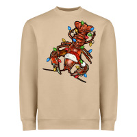 Mushroom Christmas crawfish Heavyweight Sweatshirt - FaDigitalArtStudio
