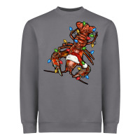 Storm Christmas crawfish Heavyweight Sweatshirt - FaDigitalArtStudio