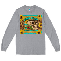 Heather Grey dead tired fueled by coffee Long Sleeve Tee - Artiststas