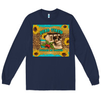 Navy dead tired fueled by coffee Long Sleeve Tee - Artiststas