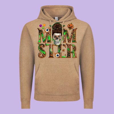 Momster Vintage Hoodie Designed By Texasbilliewilder