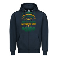 Navy i'm not retired i'm a professional poppa Zipper Hoodie - Jasminsmagicworld